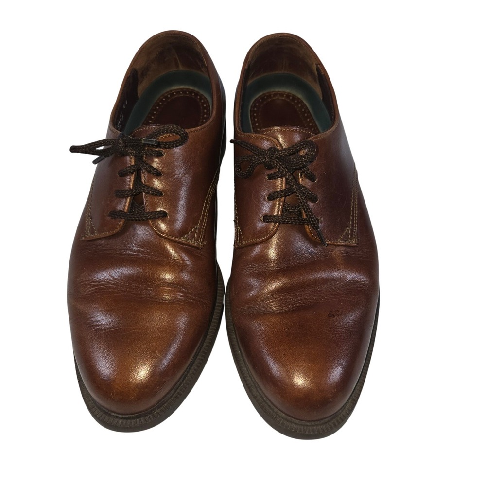 Florsheim Mens Brown‎ Leather Oxford Dress Shoes Lace Up Size 8.5 D